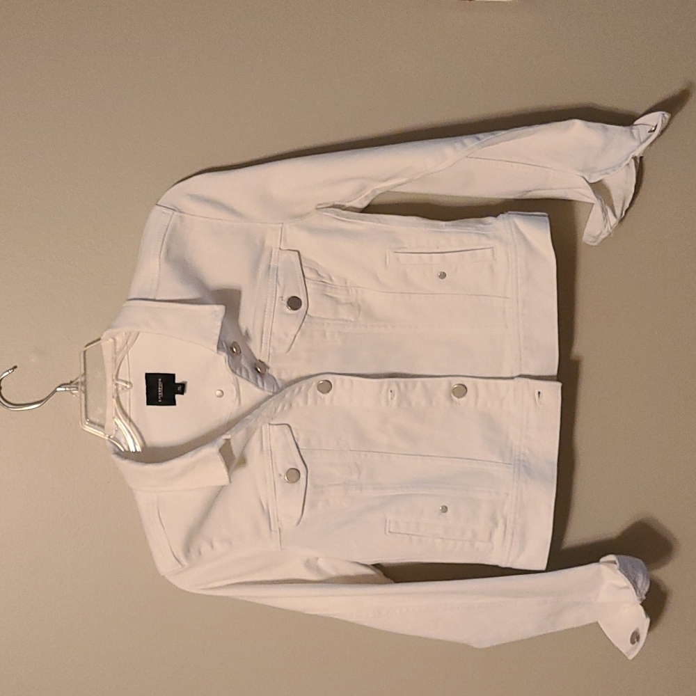 Liverpool White Denim Jacket